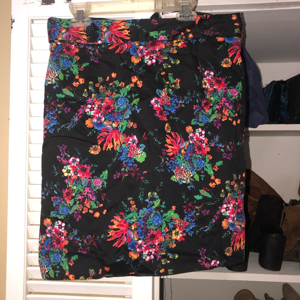 LAUNDRY bu Shelli Segal | floral pencil skirt